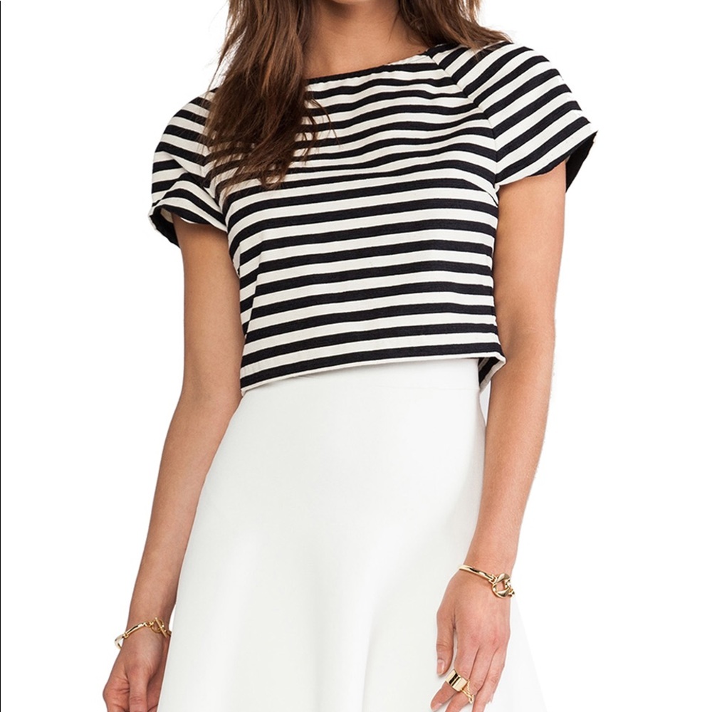 Alice and Olivia Connelly Crop Top